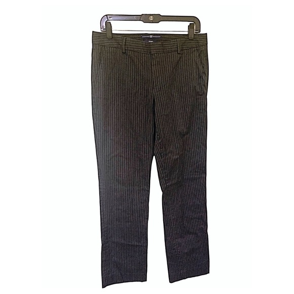 GAP Trousers Straight Up pinstripe Trousers Size 6 - Picture 2 of 7